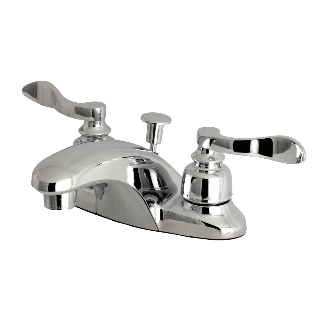 Kingston Brass FB8621NFL 4 in. Centerset Bathroom Faucet, Polished Chrome