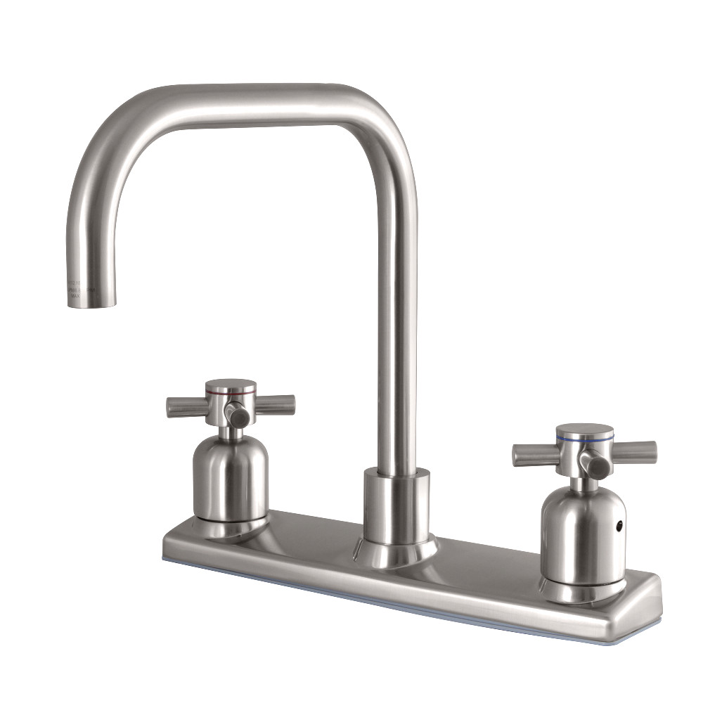 Kingston Brass FB2148DX Concord 8-Inch Centerset Kitchen Faucet, Brushed Nickel