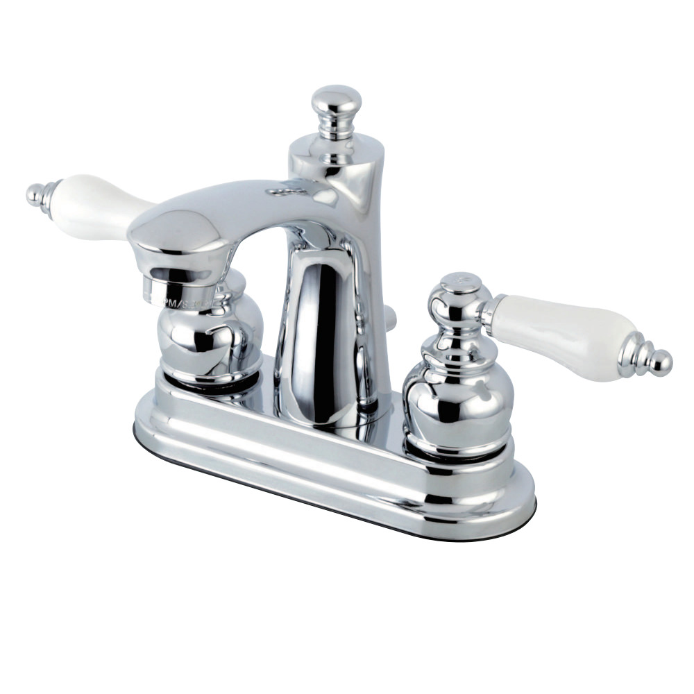 Kingston Brass FB7621PL 4 in. Centerset Bathroom Faucet, Polished Chrome