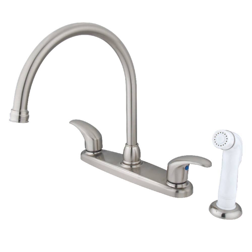 Kingston Brass KB6798LL Legacy 8-Inch Centerset Kitchen Faucet, Brushed Nickel