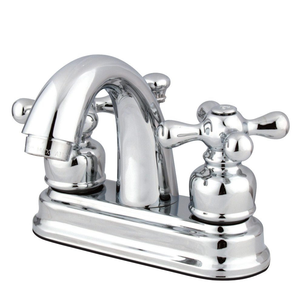 Kingston Brass FB5611AX 4 in. Centerset Bathroom Faucet, Polished Chrome