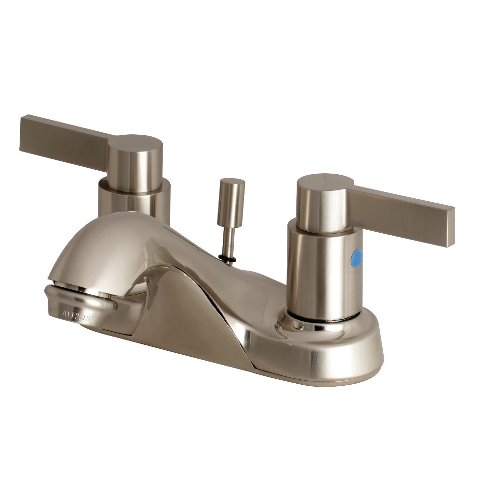 Kingston Brass FB5628NDL 4 in. Centerset Bathroom Faucet, Brushed Nickel