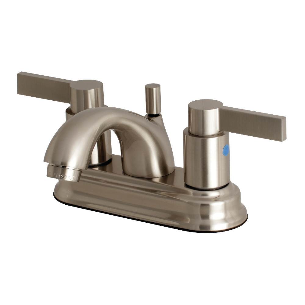 Kingston Brass FB2608NDL 4 in. Centerset Bathroom Faucet, Brushed Nickel