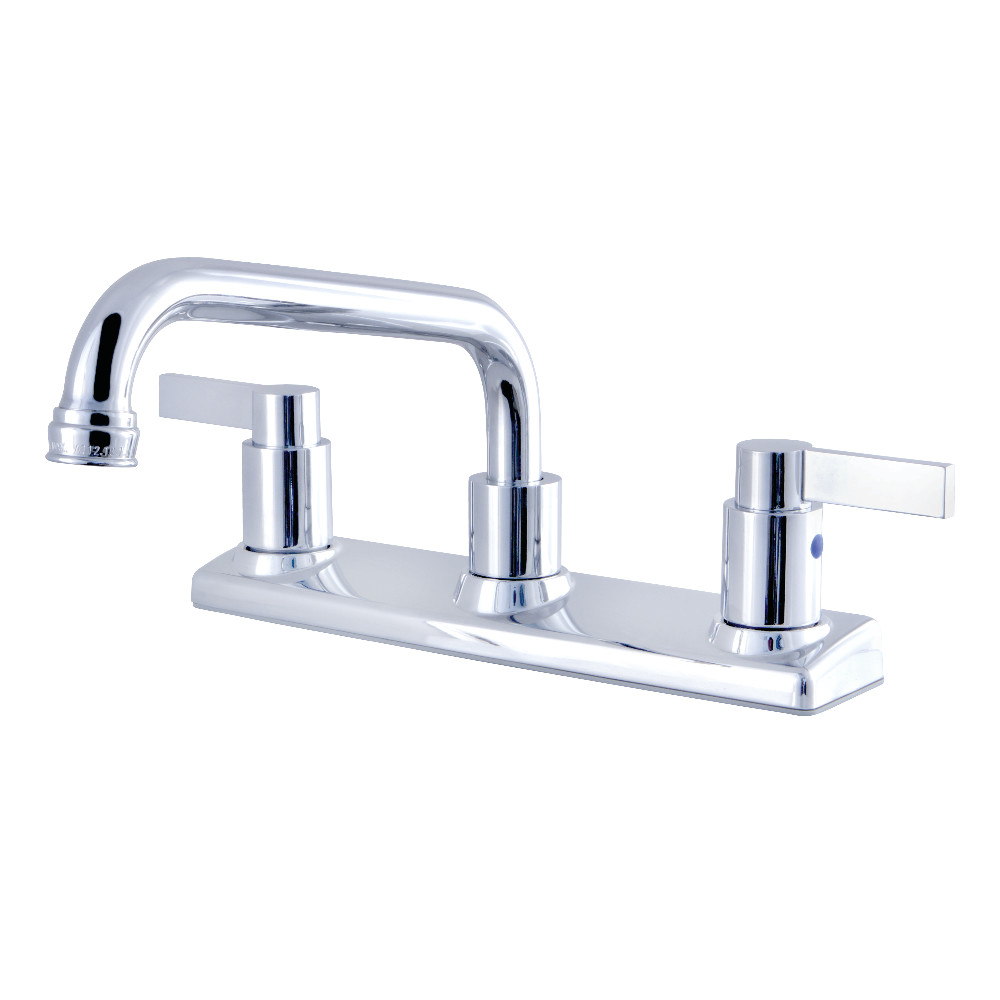 Kingston Brass FB2131NDL NuvoFusion 8-Inch Centerset Kitchen Faucet, Polished Chrome