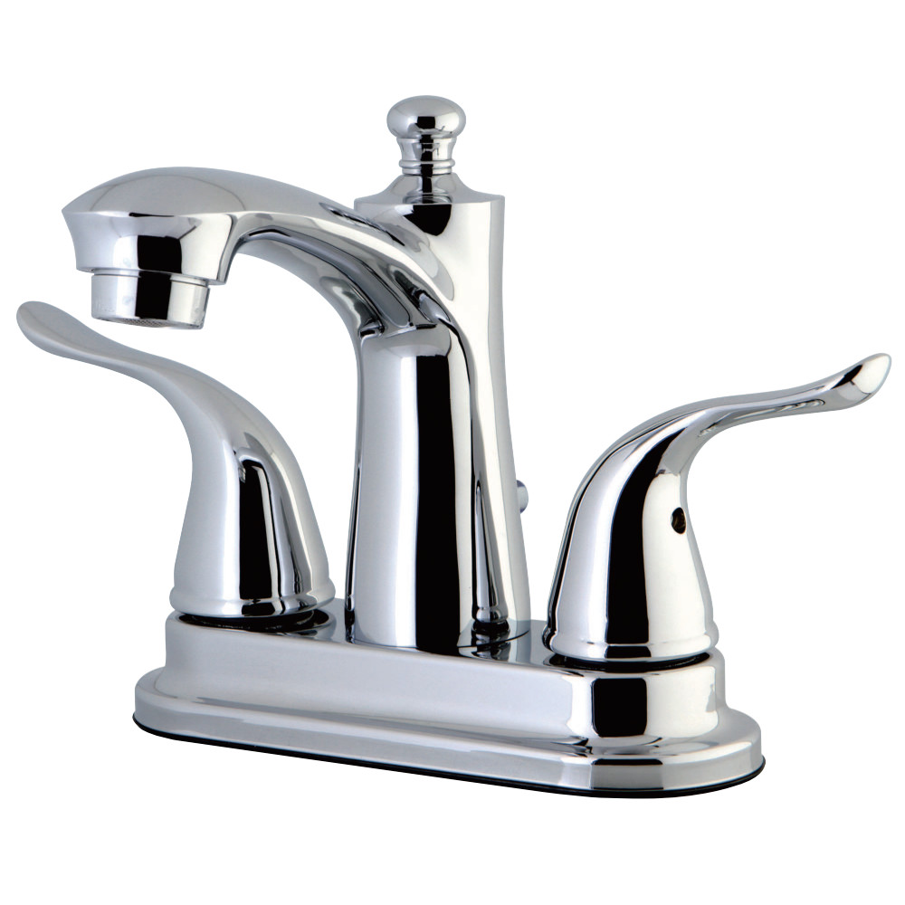 Kingston Brass FB7621YL 4 in. Centerset Bathroom Faucet, Polished Chrome