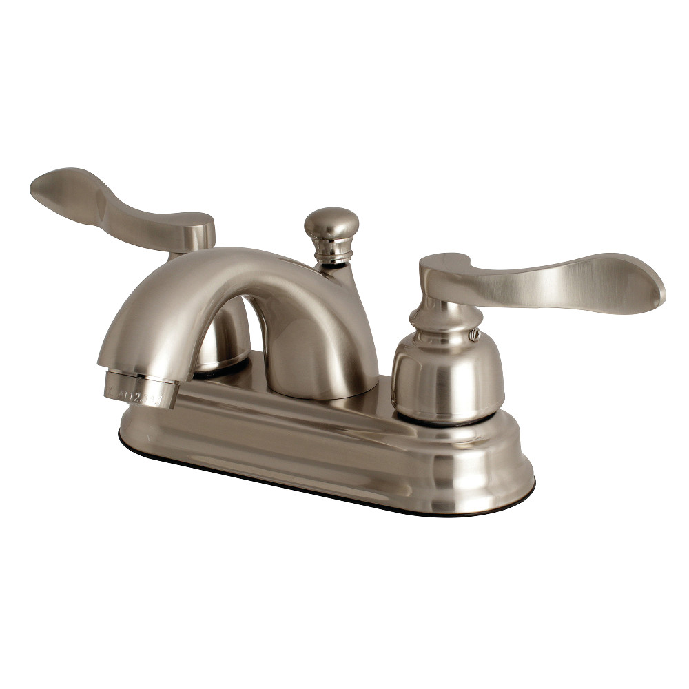 Kingston Brass FB2608NFL 4 in. Centerset Bathroom Faucet, Brushed Nickel