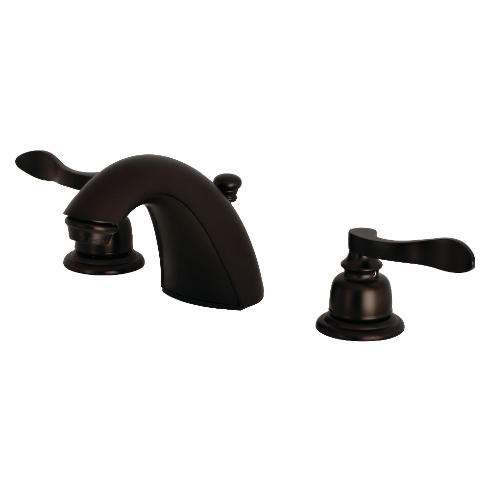 Kingston Brass FB8955NFL Mini-Widespread Bathroom Faucet, Oil Rubbed Bronze