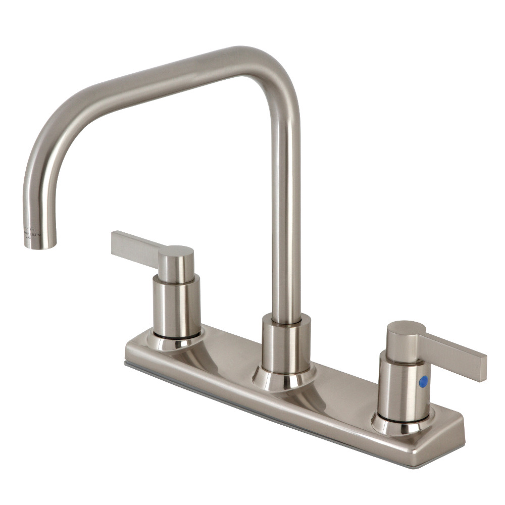 Kingston Brass FB2148NDL NuvoFusion 8-Inch Centerset Kitchen Faucet, Brushed Nickel