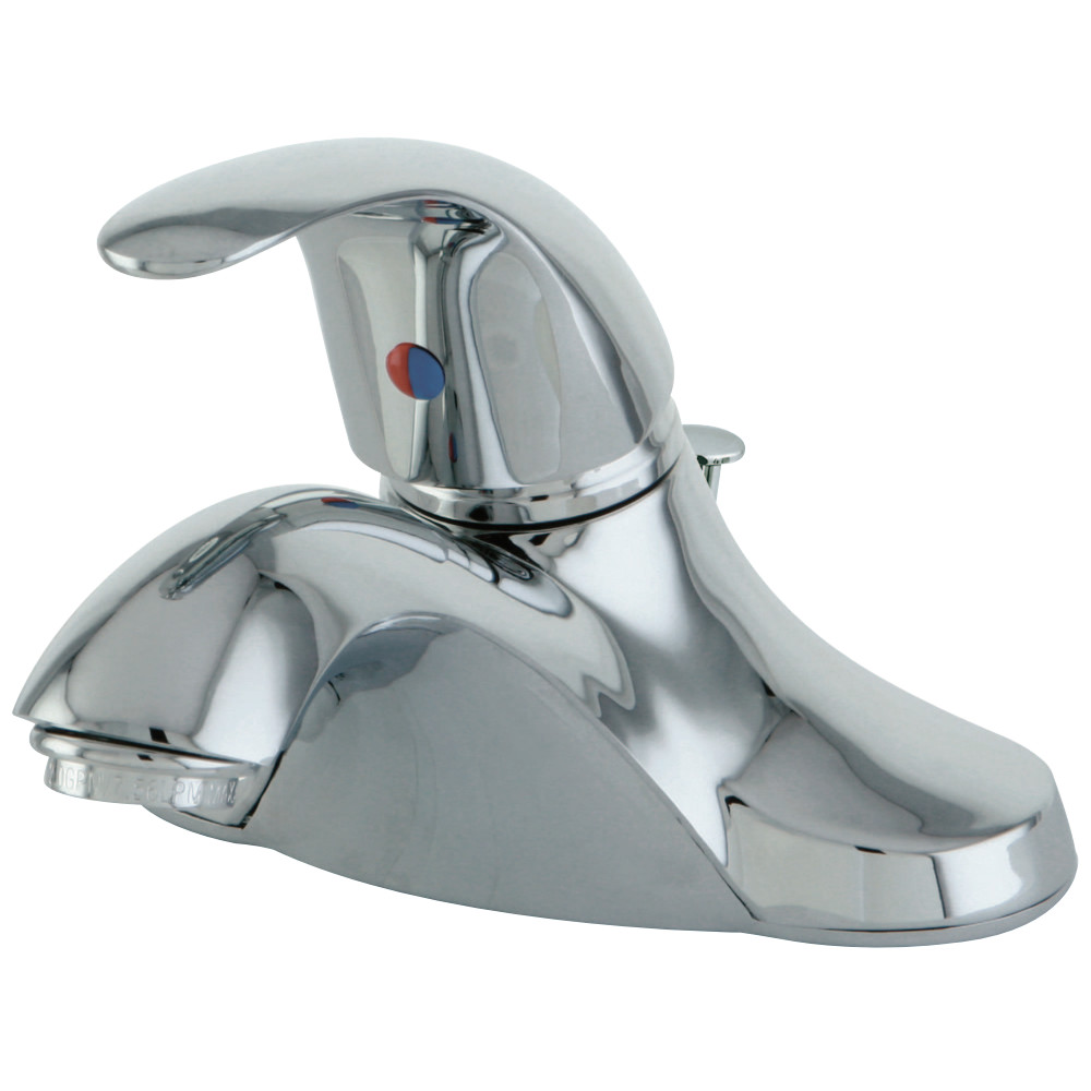 Kingston Brass FB6541LL Single-Handle 4 in. Centerset Bathroom Faucet, Polished Chrome