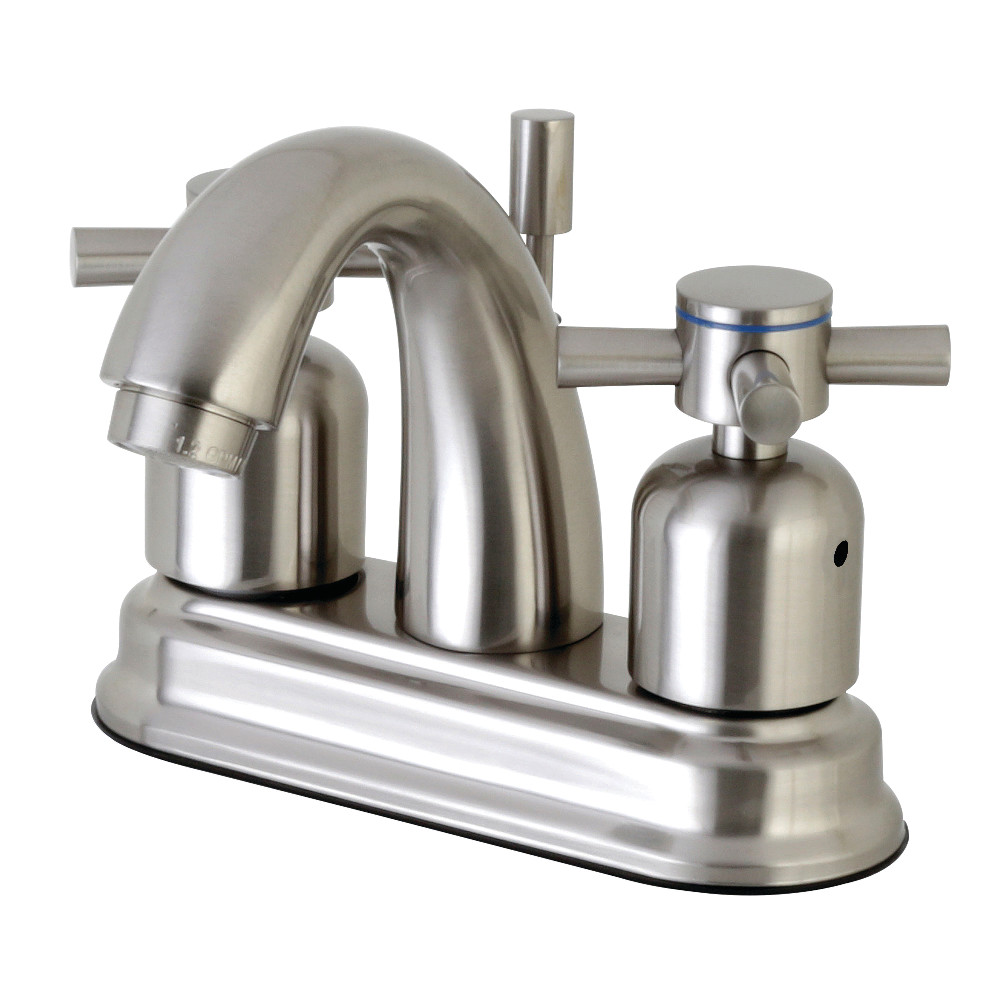 Kingston Brass FB5618DX 4 in. Centerset Bathroom Faucet, Brushed Nickel