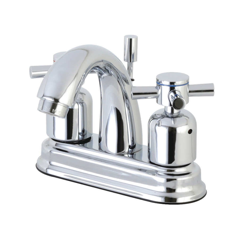 Kingston Brass FB5611DX 4 in. Centerset Bathroom Faucet, Polished Chrome