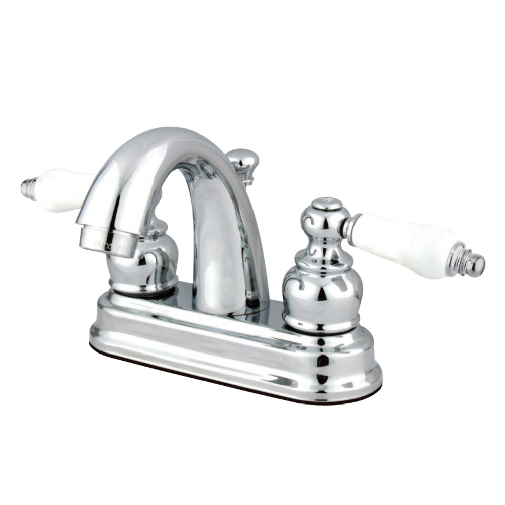 Kingston Brass FB5611PL 4 in. Centerset Bathroom Faucet, Polished Chrome