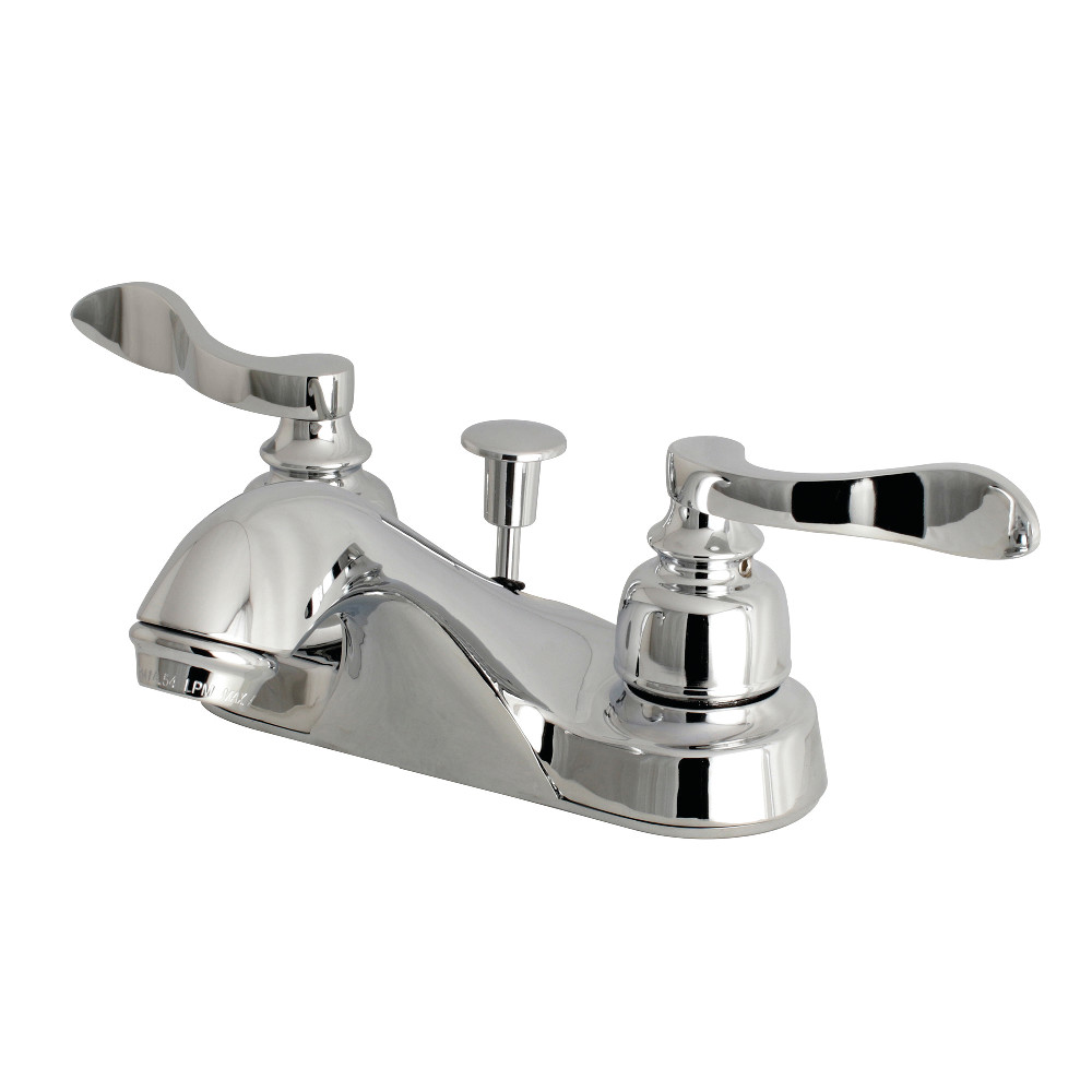 Kingston Brass FB5621NFL 4 in. Centerset Bathroom Faucet, Polished Chrome