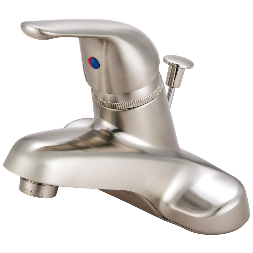 Kingston Brass FB548 4 in. Centerset Bathroom Faucet, Brushed Nickel