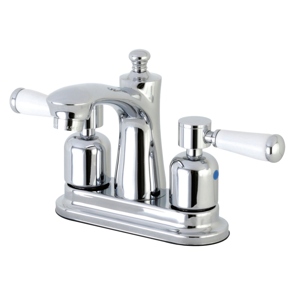 Kingston Brass FB7621DPL 4 in. Centerset Bathroom Faucet, Polished Chrome