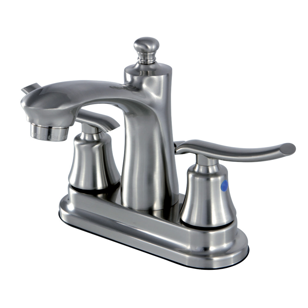 Kingston Brass FB7628JL 4 in. Centerset Bathroom Faucet, Brushed Nickel