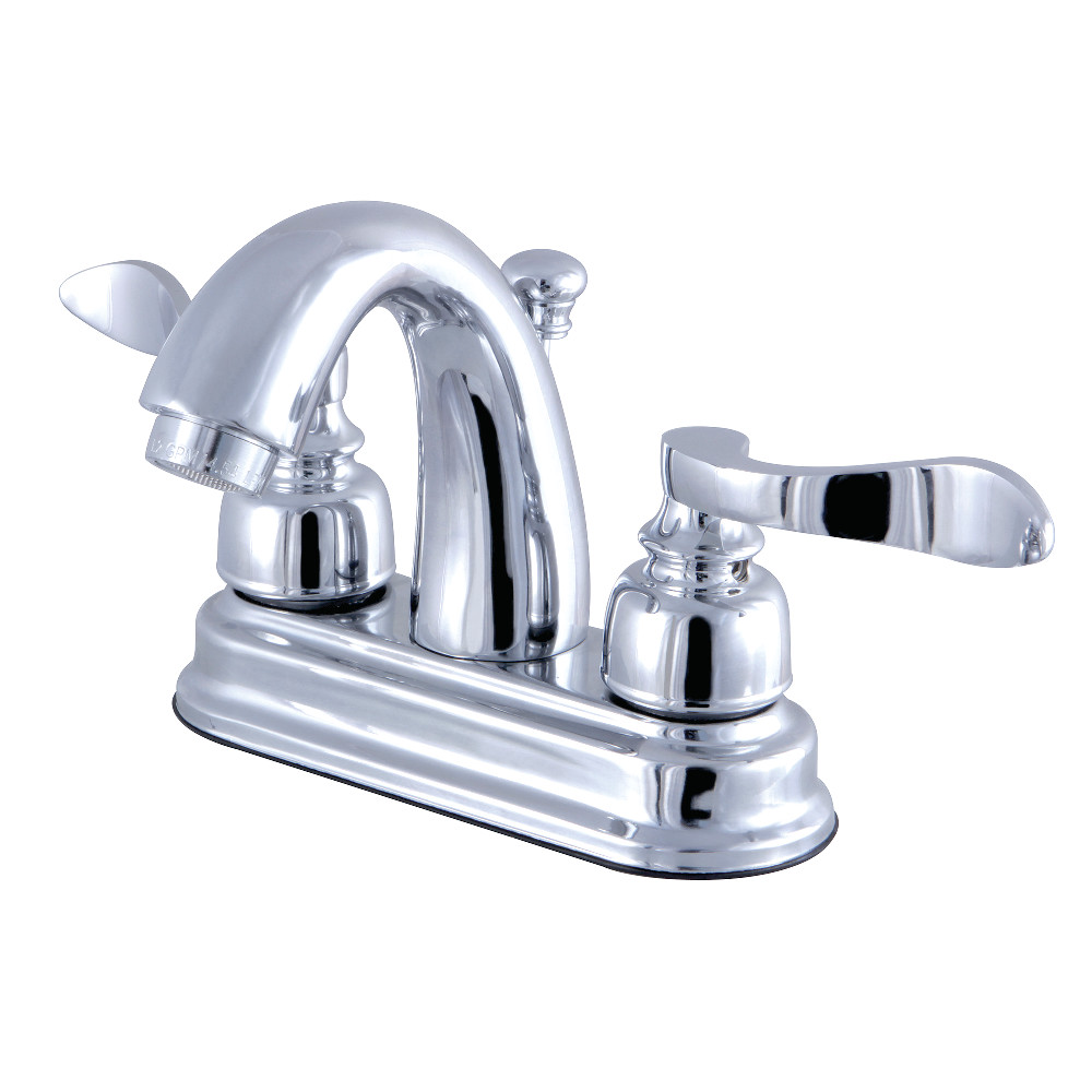 Kingston Brass FB5611NFL 4 in. Centerset Bathroom Faucet, Polished Chrome