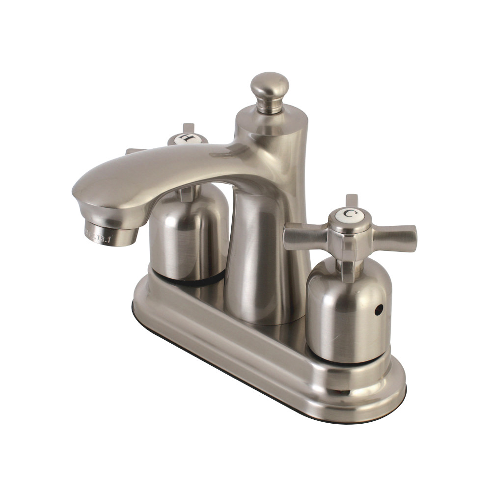 Kingston Brass FB7628ZX 4 in. Centerset Bathroom Faucet, Brushed Nickel