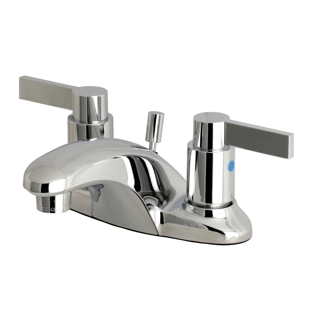 Kingston Brass FB8621NDL 4 in. Centerset Bathroom Faucet, Polished Chrome