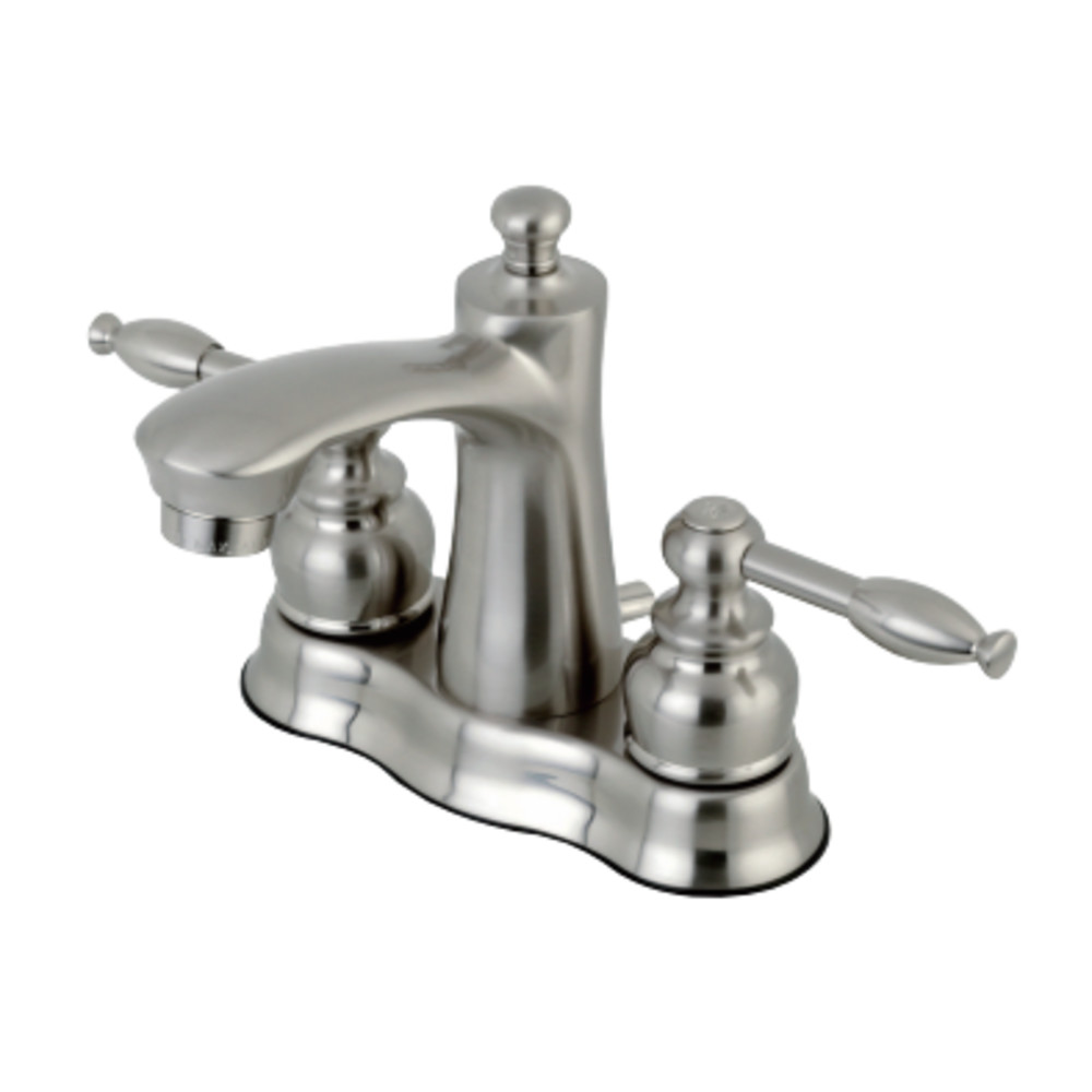 Kingston Brass FB7618KL 4 in. Centerset Bathroom Faucet, Brushed Nickel