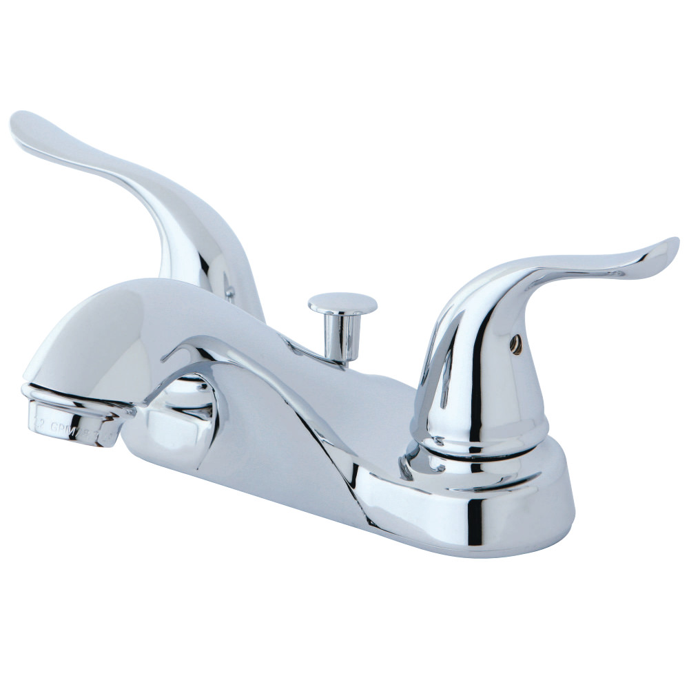 Kingston Brass FB5621YL 4 in. Centerset Bathroom Faucet, Polished Chrome