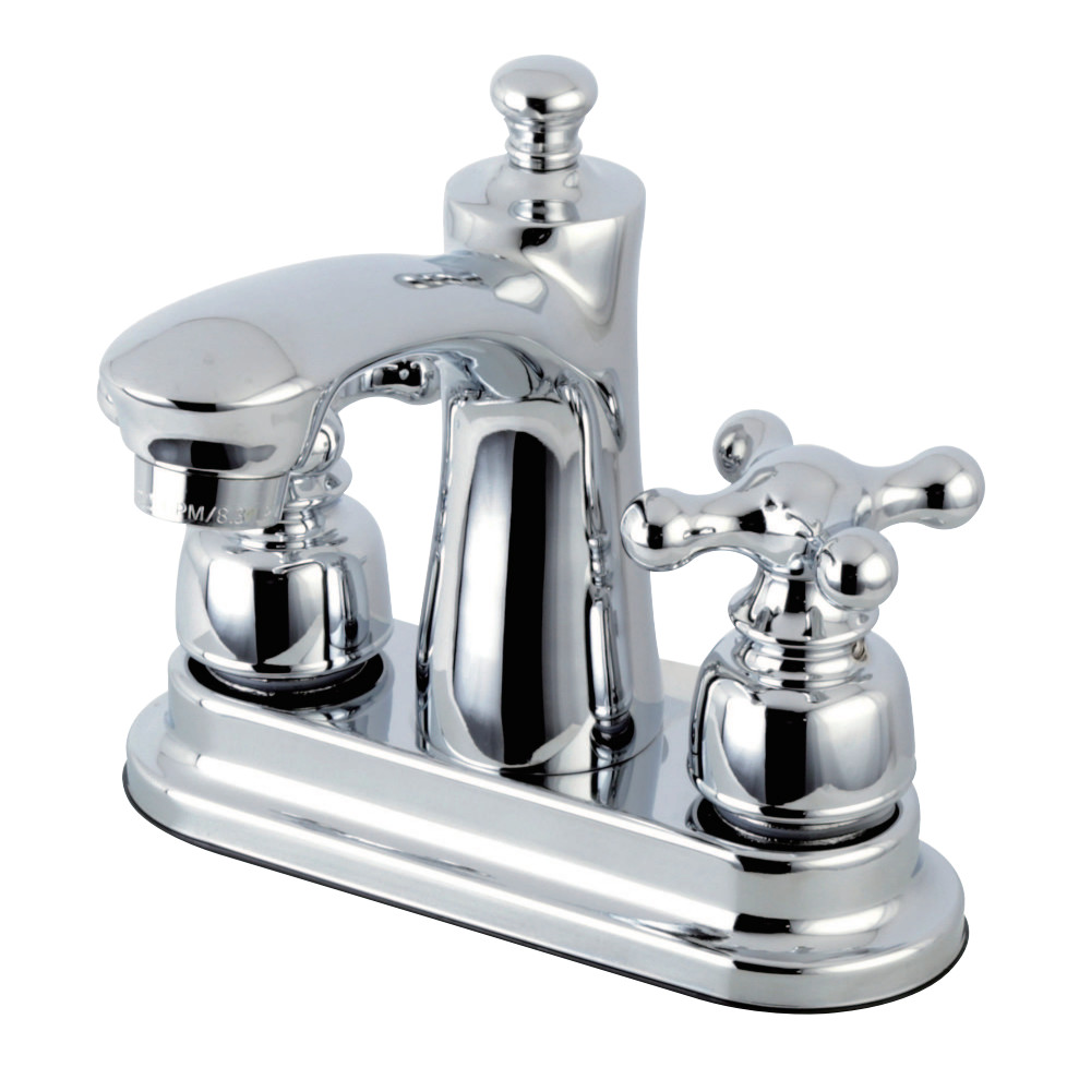 Kingston Brass FB7621AX 4 in. Centerset Bathroom Faucet, Polished Chrome