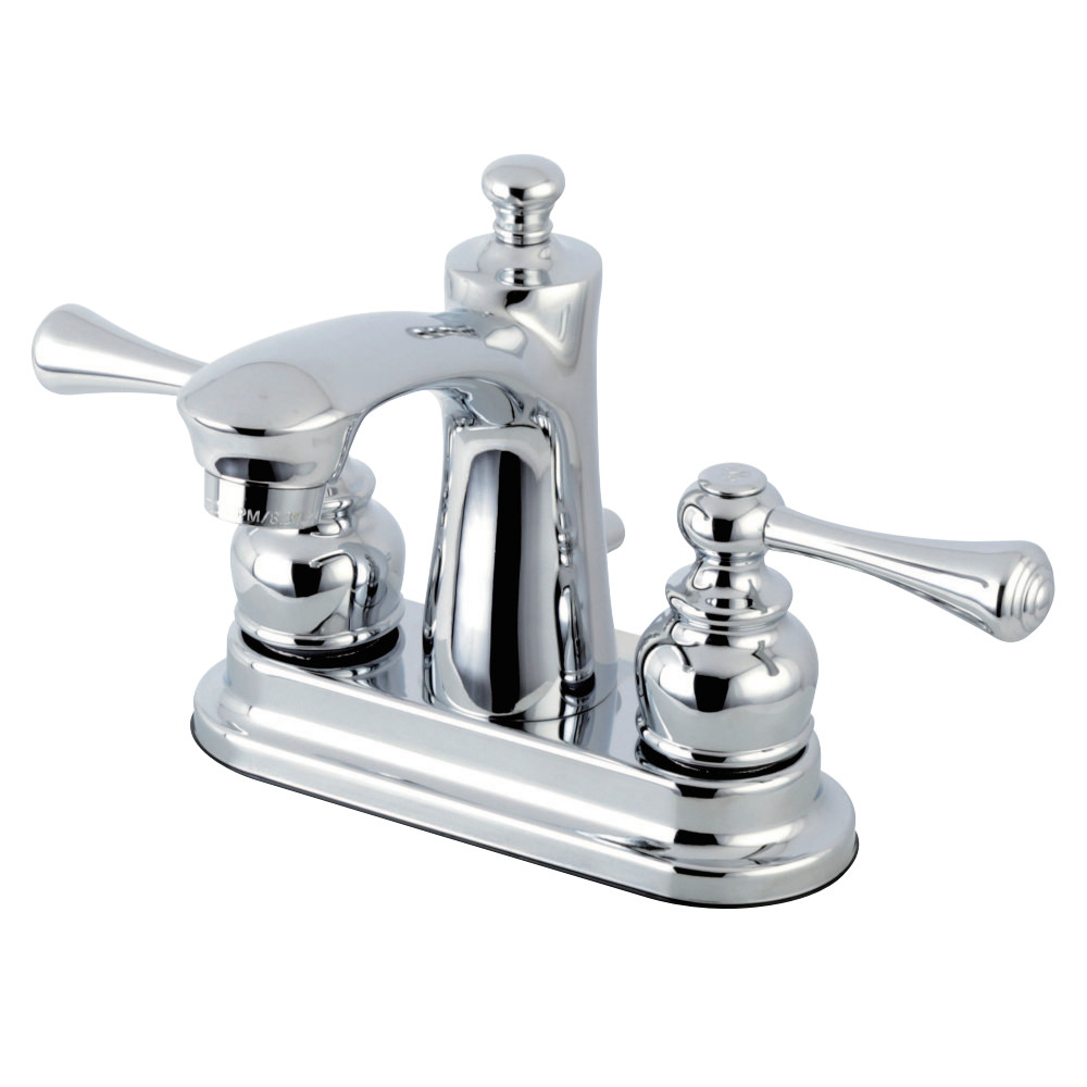 Kingston Brass FB7621BL 4 in. Centerset Bathroom Faucet, Polished Chrome