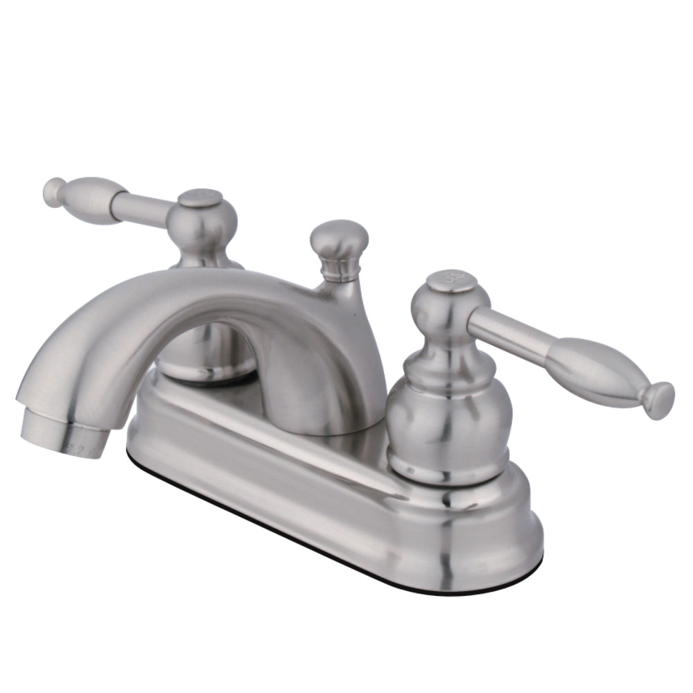 Kingston Brass FB2608KL 4 in. Centerset Bathroom Faucet, Brushed Nickel