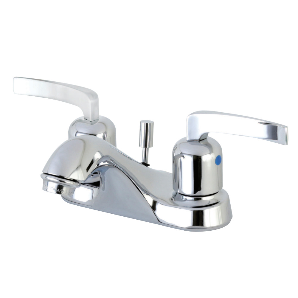 Kingston Brass FB5621EFL 4 in. Centerset Bathroom Faucet, Polished Chrome