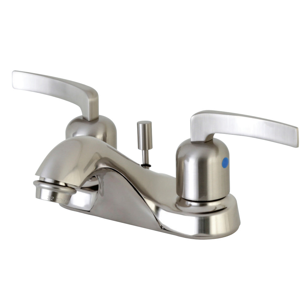 Kingston Brass FB5628EFL 4 in. Centerset Bathroom Faucet, Brushed Nickel