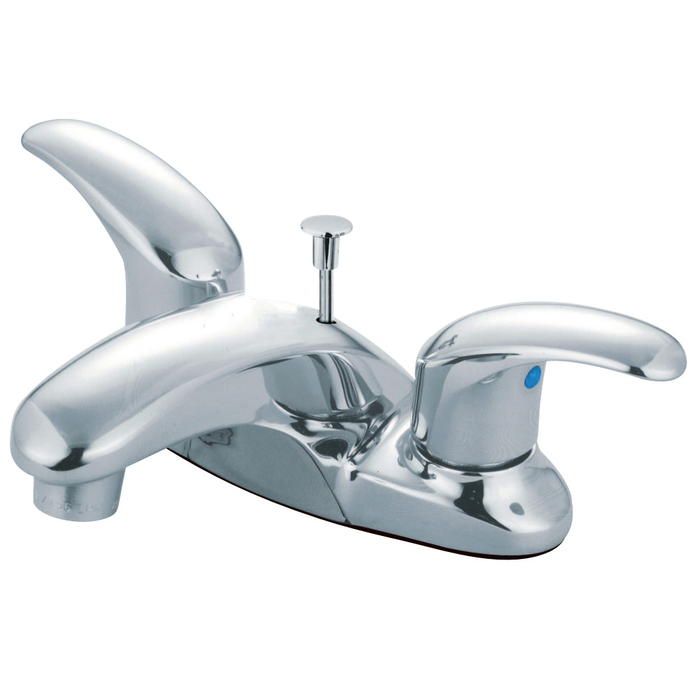 Kingston Brass FB6621LL 4 in. Centerset Bathroom Faucet, Polished Chrome