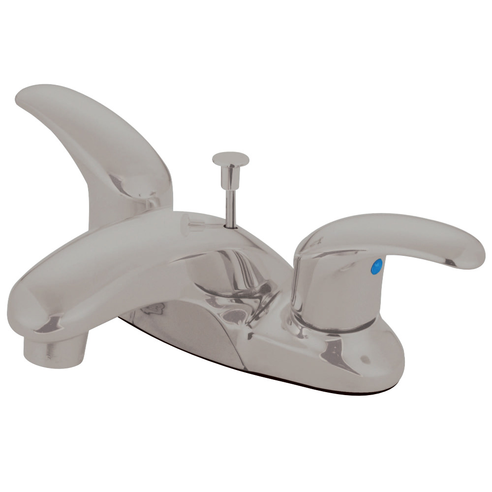 Kingston Brass FB6628LL 4 in. Centerset Bathroom Faucet, Brushed Nickel