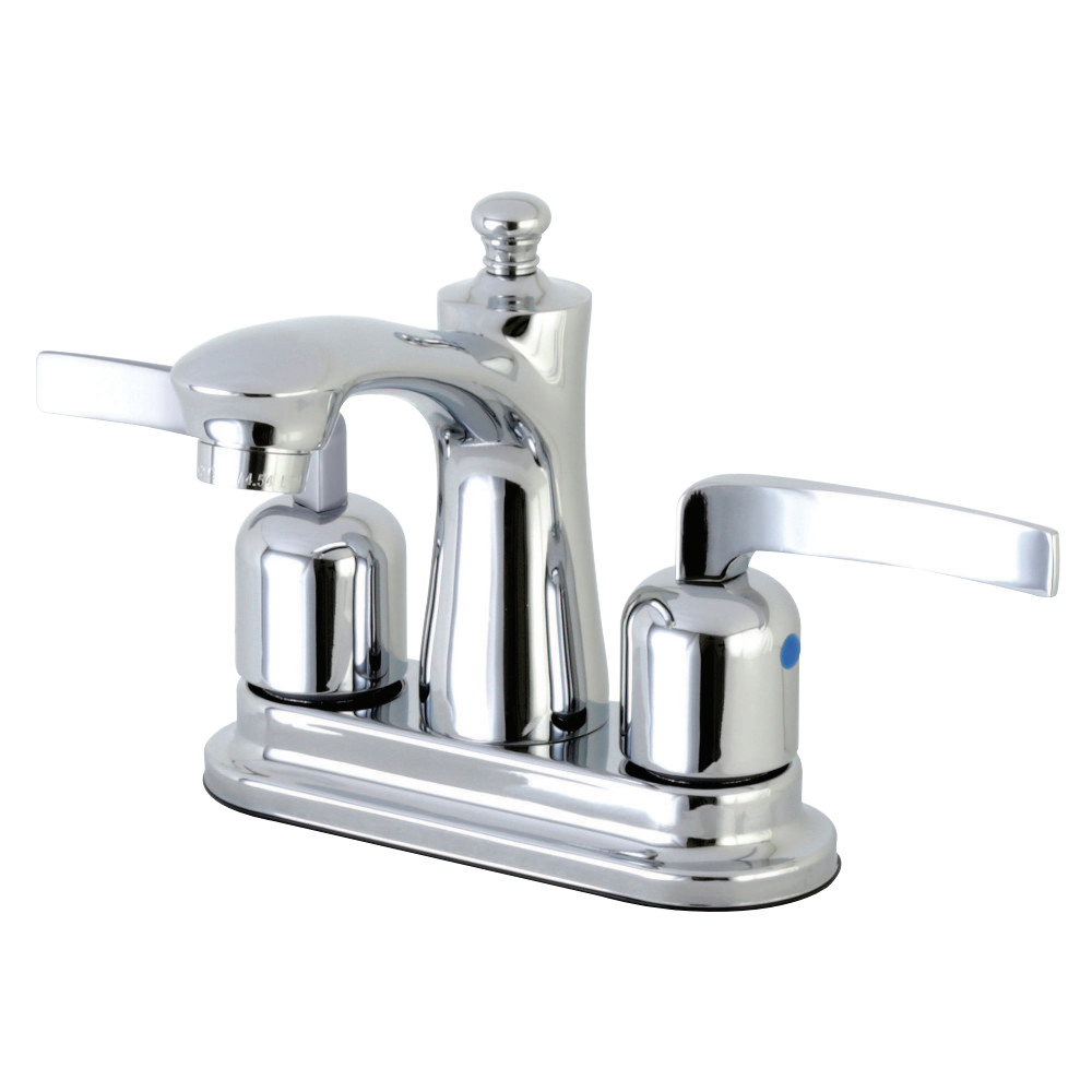 Kingston Brass FB7621EFL 4 in. Centerset Bathroom Faucet, Polished Chrome