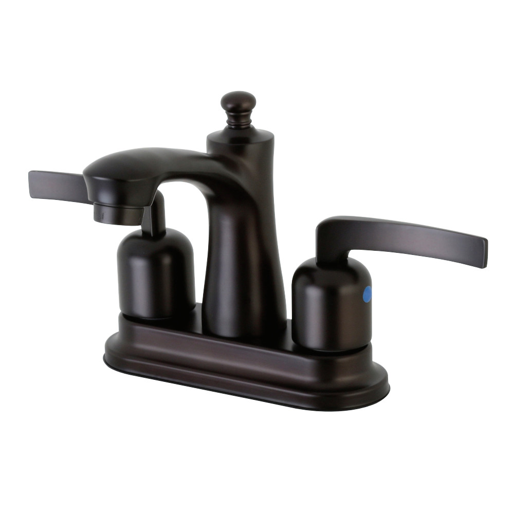 Kingston Brass FB7625EFL 4 in. Centerset Bathroom Faucet, Oil Rubbed Bronze