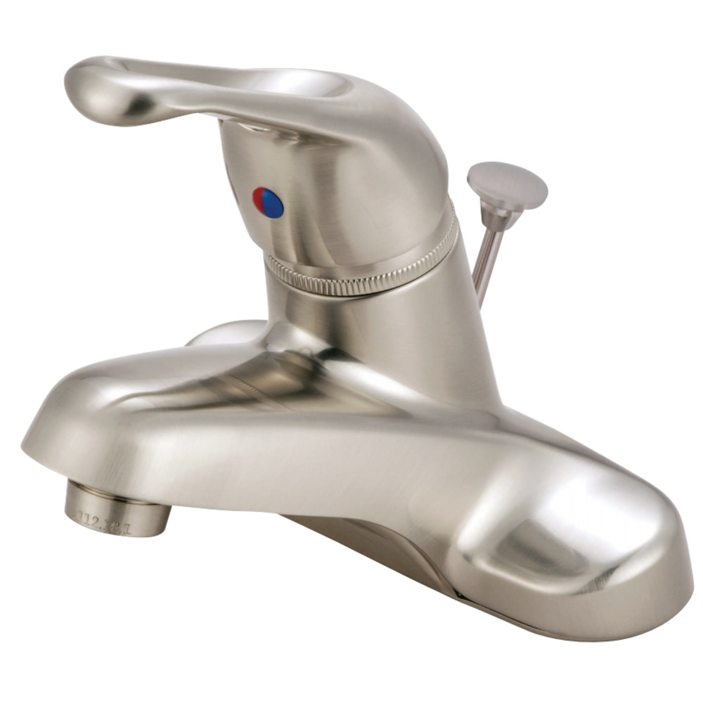 Kingston Brass FB518B Single-Handle 4 in. Centerset Bathroom Faucet, Brushed Nickel