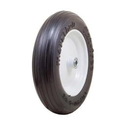 Flat Free Wheelbarrow Tire with Ribbed Tread, 3.50/2.50-8"