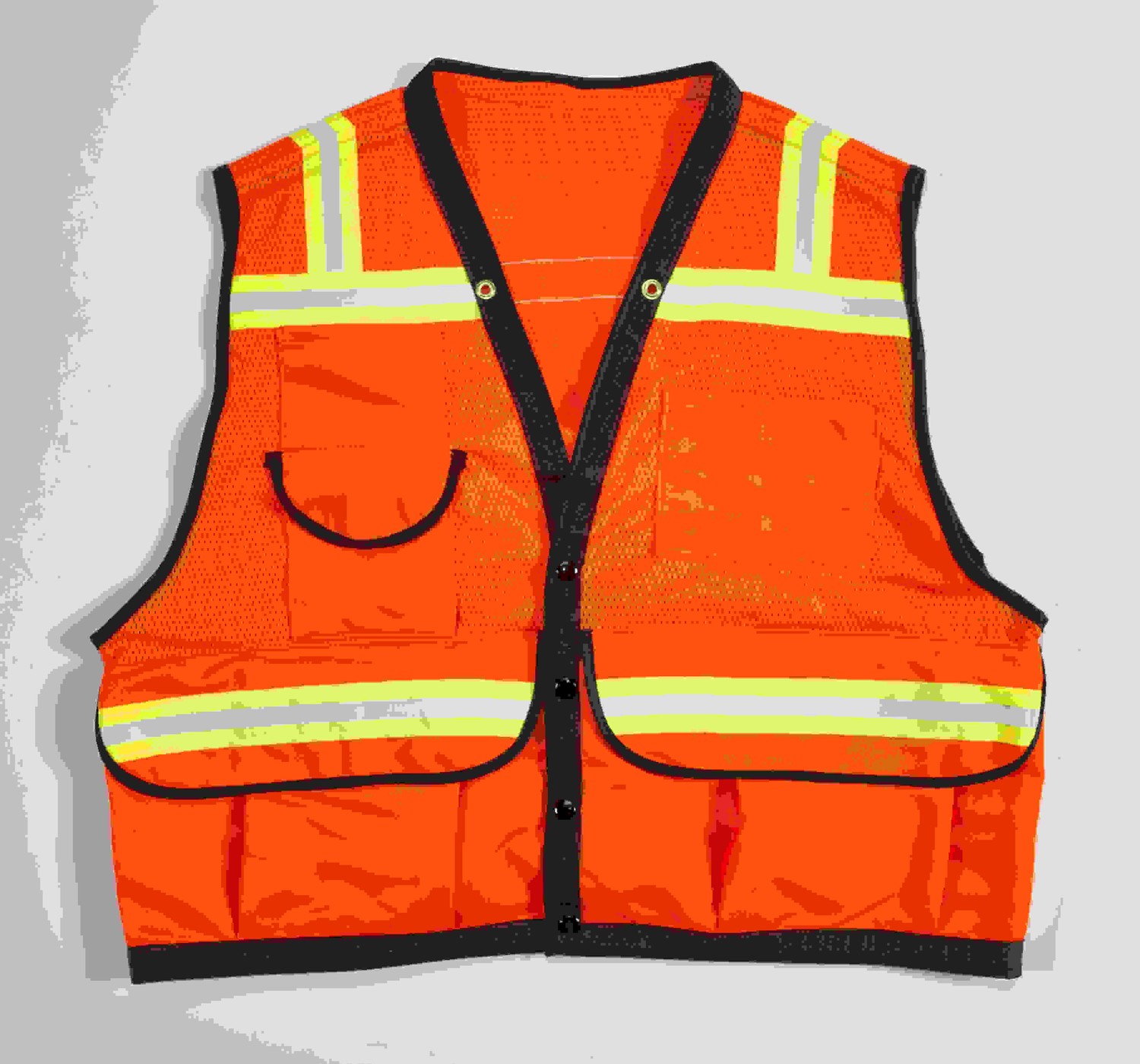 ANSI Class 2 Non Durable Flame Retardant Vest, Mesh, Orange -4XLarge
