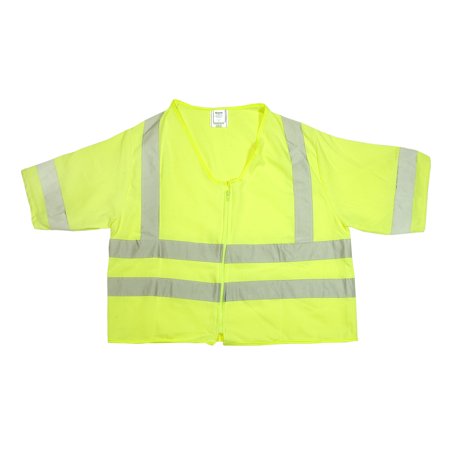 ANSI Class 3 Durable Flame Retardant Vest, Solid, Lime, 2XLarge