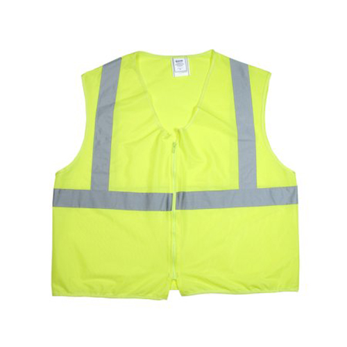 ANSI Class 2 Non Durable Flame Retardant Vest, Solid, Lime, 3XLarge