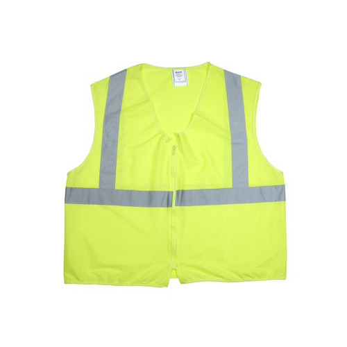 ANSI Class 2 Non Durable Flame Retardant Vest, Solid, Lime, 4XLarge