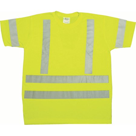 ANSI Class 3 Durable Flame Retardant T-Shirt, Lime, 4XLarge