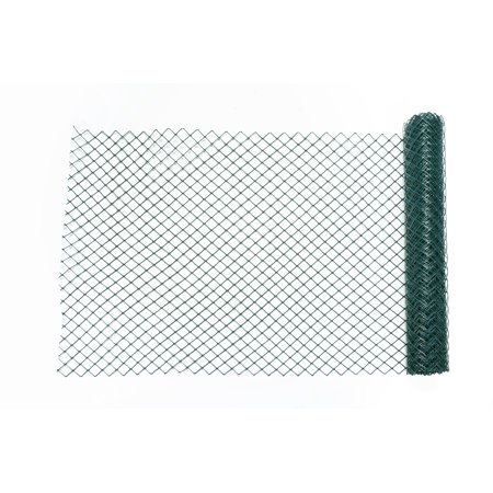 High Density Polyethylene (HDPE) Diamond Link Safety Fence, 50 ft. Length x 4 ft. Width, Green