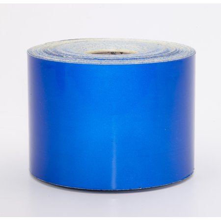 Engineering Grade Retro Reflective Adhesive Tape, 50 yds Length x 4" Width, Blue