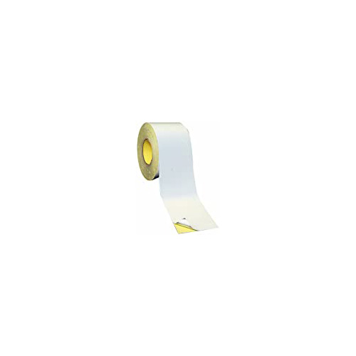 High Intensity Grade Reflective Barrel Adhesive Tape, 50 yds Length x 6" Width, White