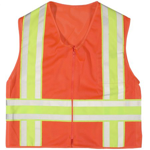 High Visibility ANSI Class 2 Deluxe DOT Mesh Safety Vest Mesh With Pockets, XXX-Large