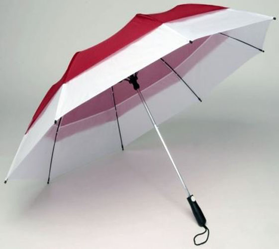 58-inch Georgetown Folder Plus Umbrella - Red & White
