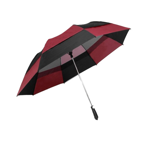 58-inch Georgetown Folder Plus Umbrella - Black & Red