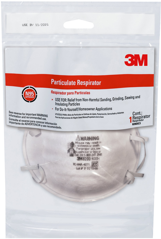 8200XC1-A Particulate Respirator Face Mask, N95