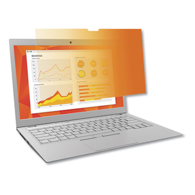 Frameless Gold Privacy Filters for 13.3" Widescreen Notebook, 16:9 Aspect Ratio