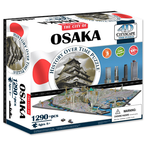 4D Osaka, Japan Cityscape Time Puzzle